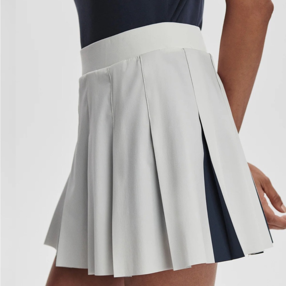 Varley White Skater Skirt